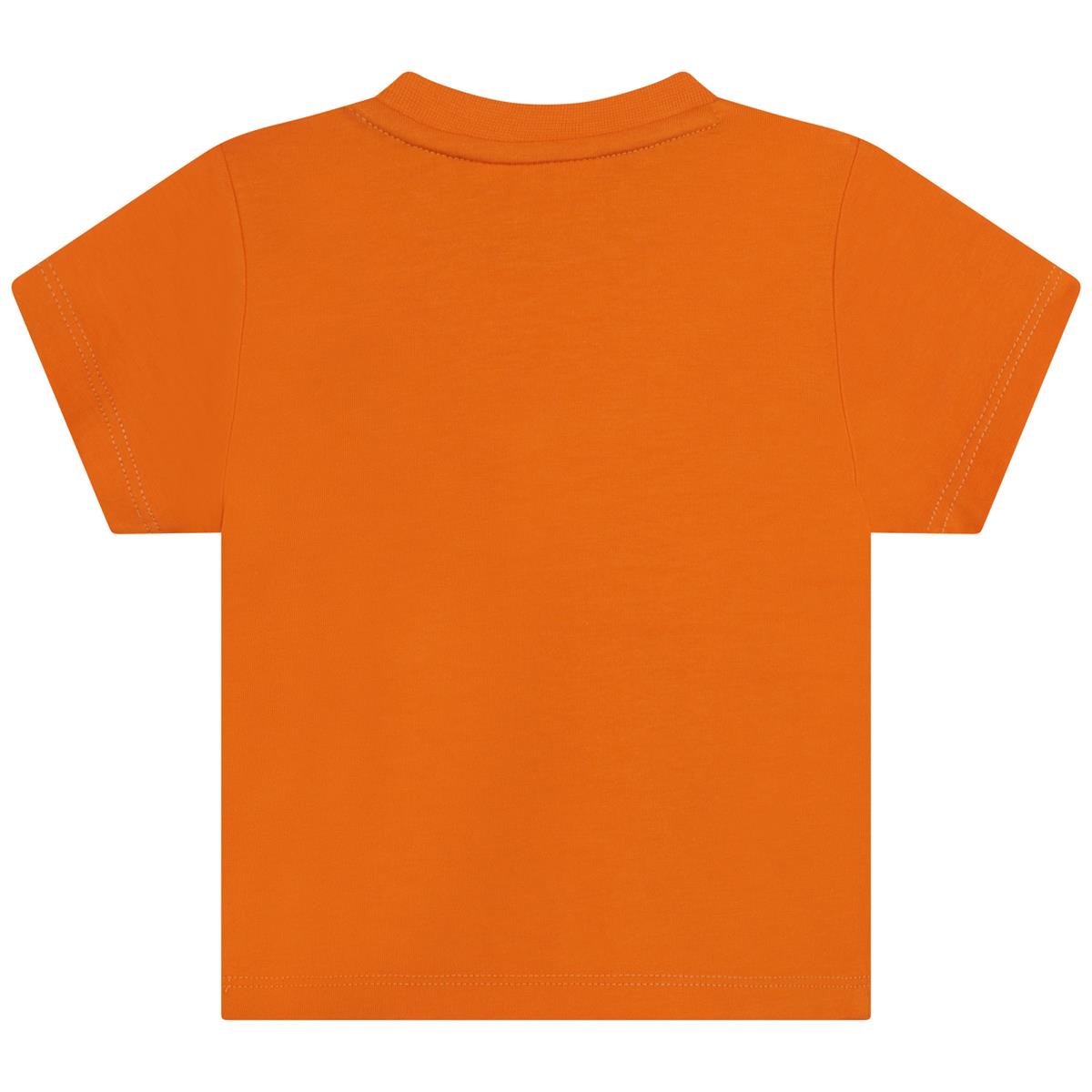 Baby Boys Orange Logo T-Shirt