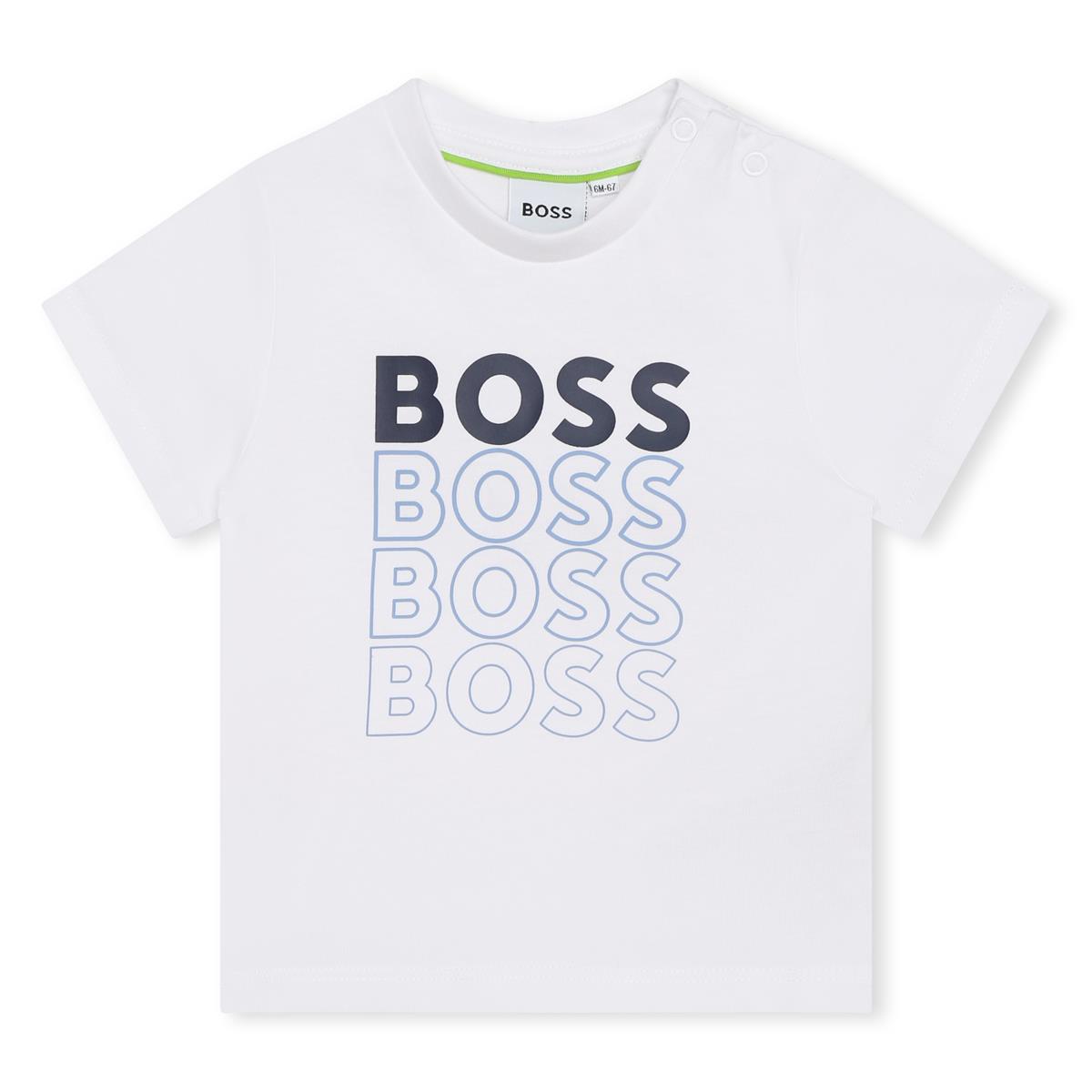 Baby Boys White Logo T-Shirt