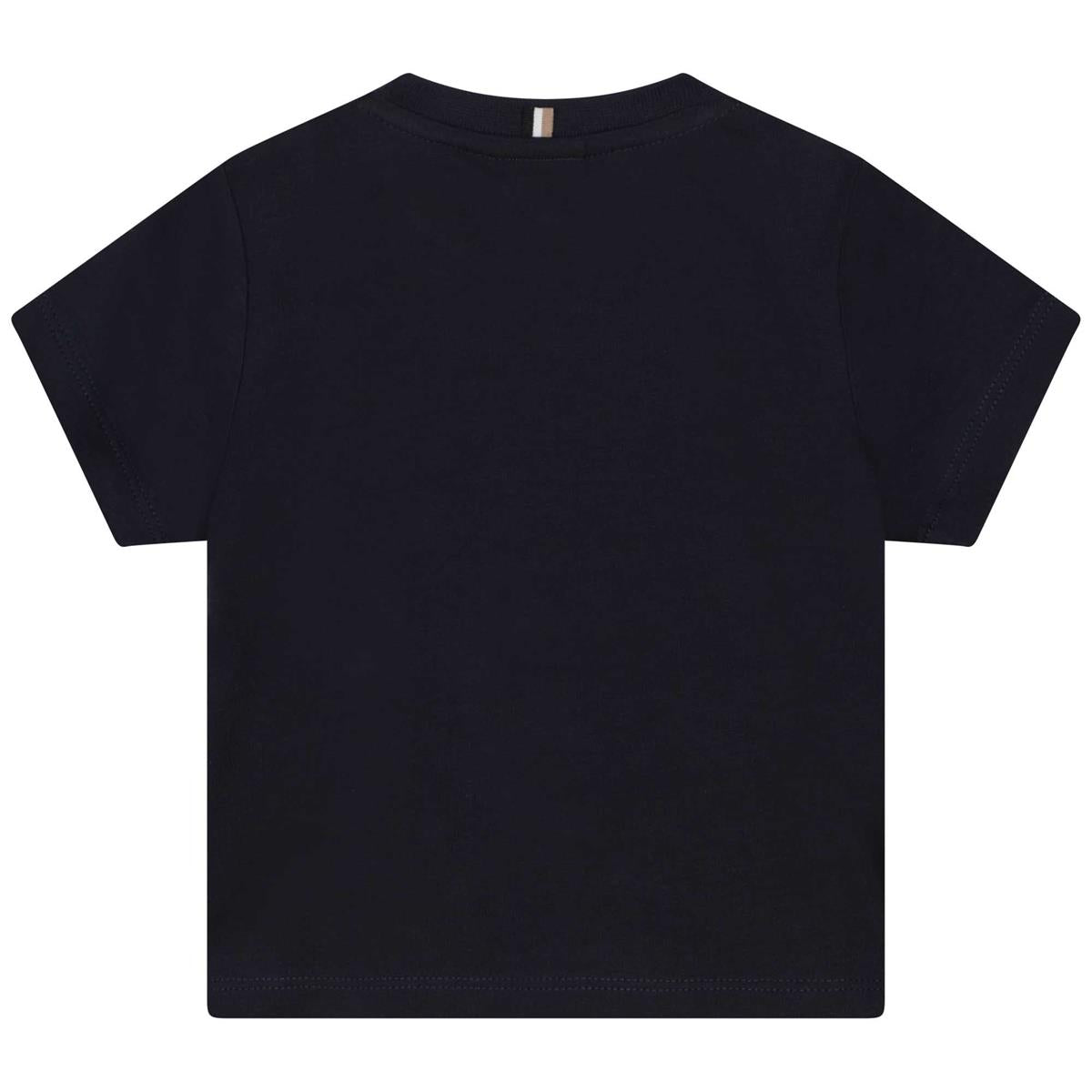 Baby Boys Navy Logo T-Shirt