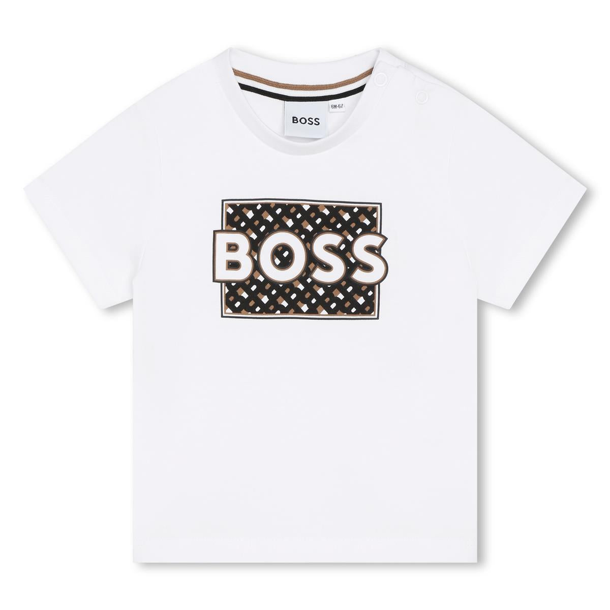 Baby Boys White Logo T-Shirt