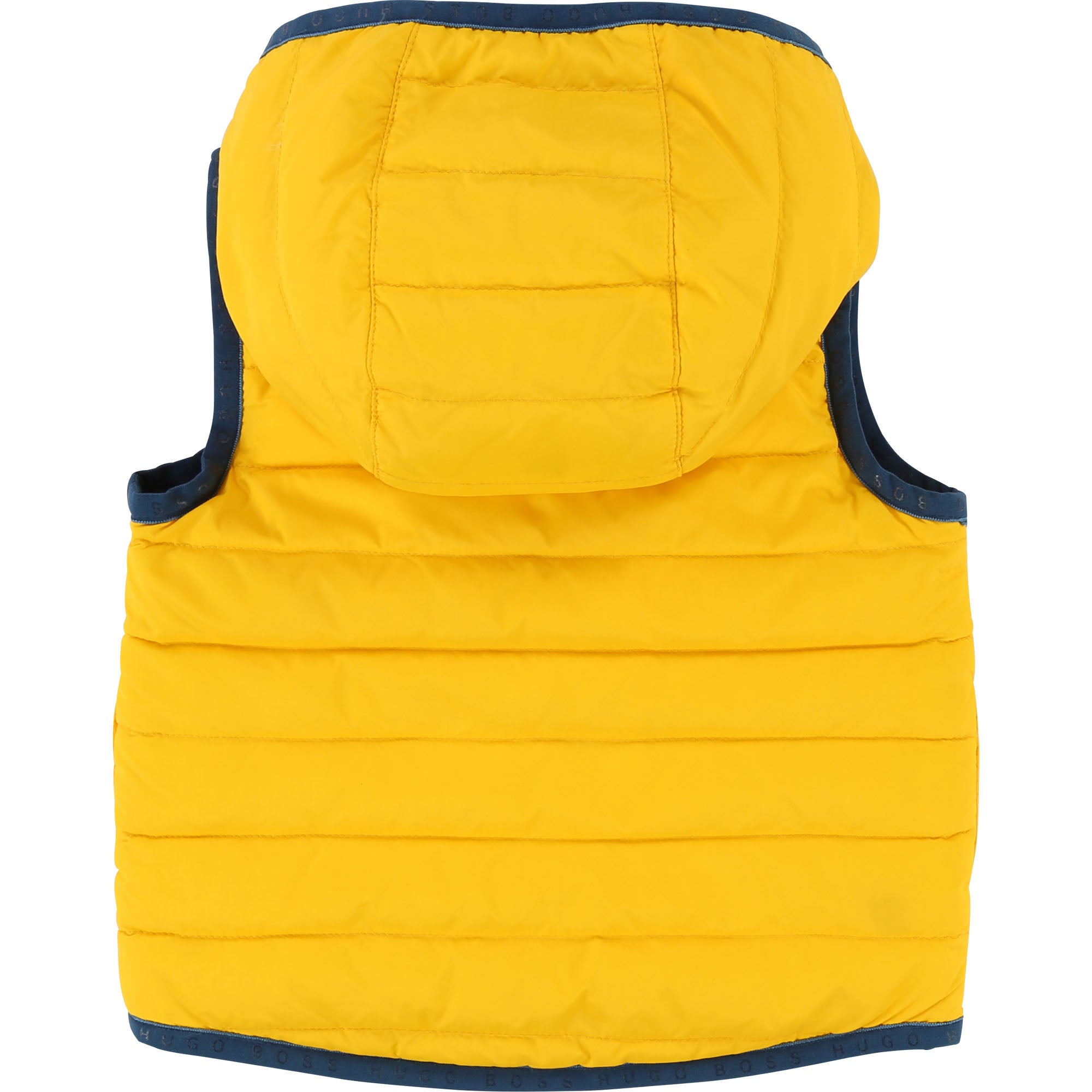 Baby Boys Blue & Yellow Reversibie Vest