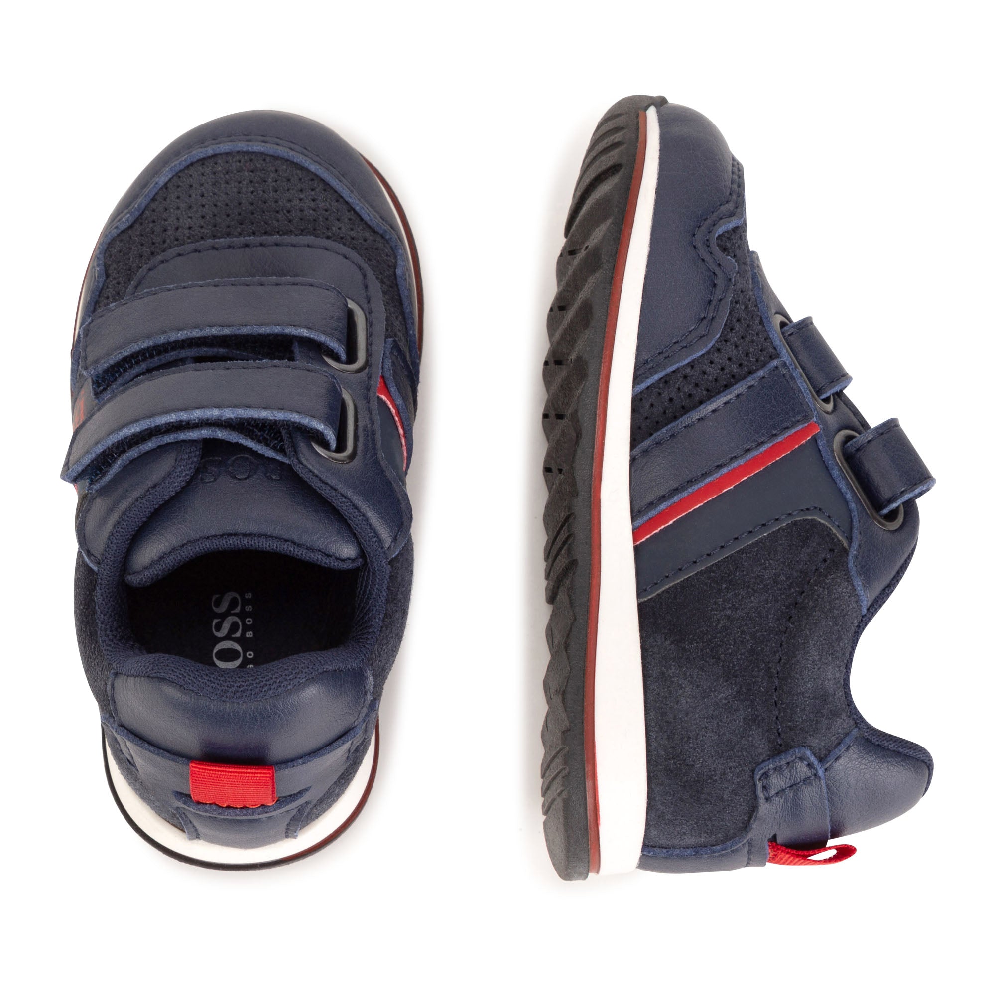 Boys Blue Logo Shoes