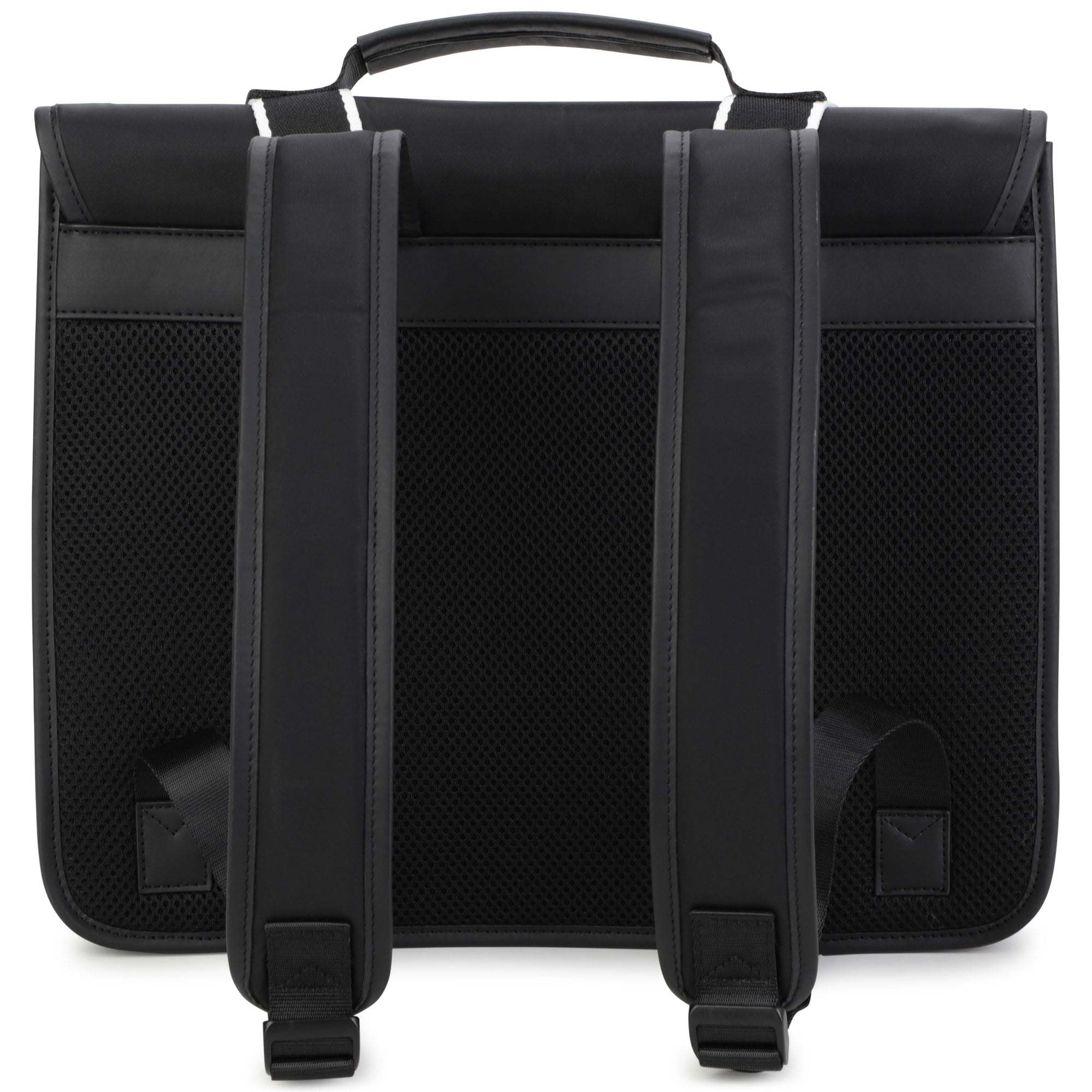 Boys Black Logo Backpack