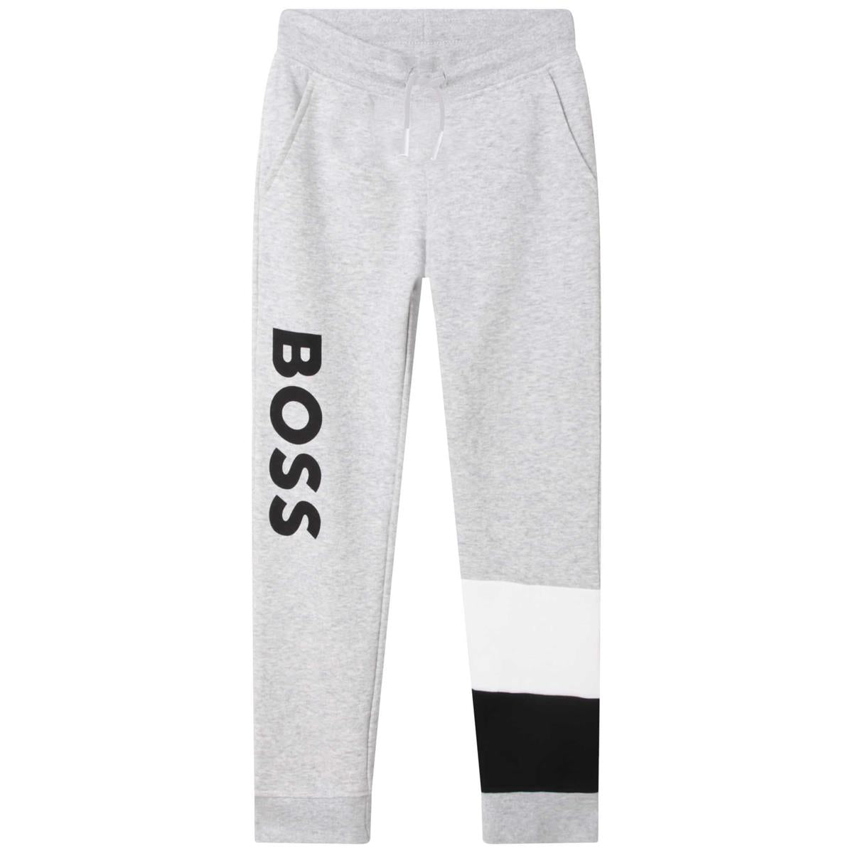 Boys Grey Cotton Trousers