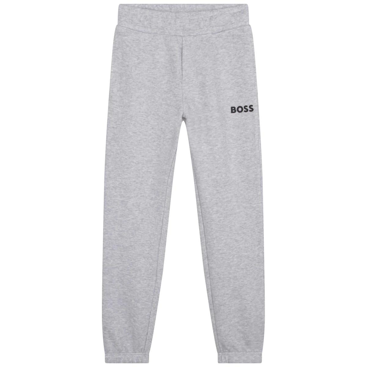 Boys Grey Cotton Trousers