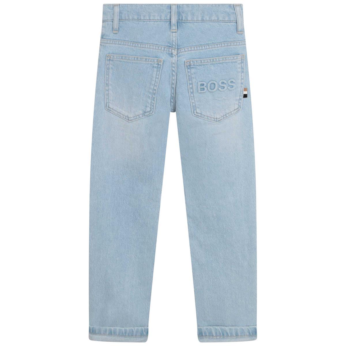 Boys & Girls Light Blue Denim Trousers