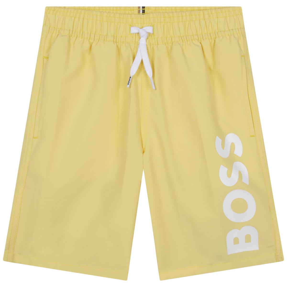 Boys Yellow Swim Shorts