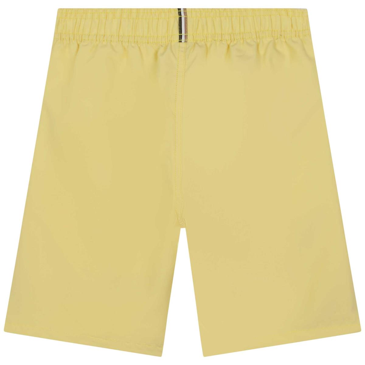 Boys Yellow Swim Shorts