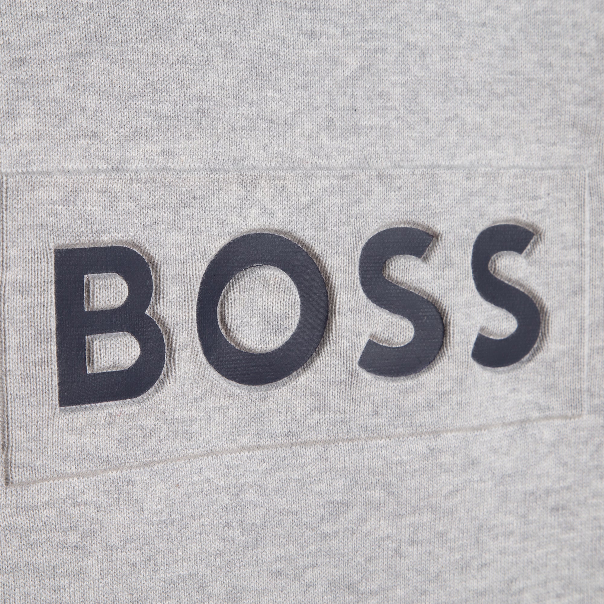 Boys Grey Logo Cotton Sweatshirt
