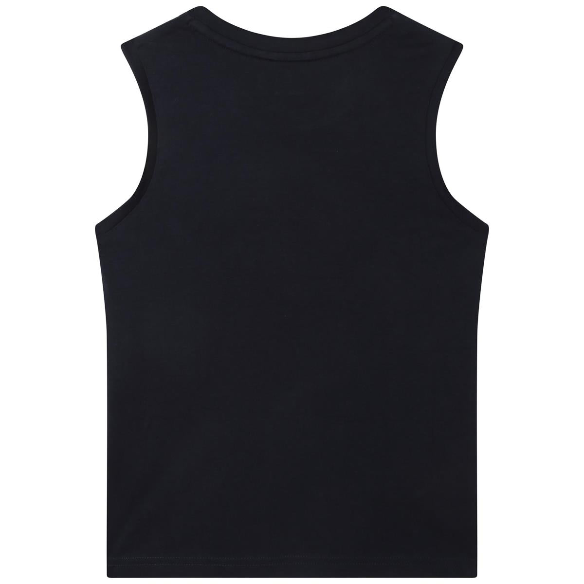 Boys Blue Logo Vest