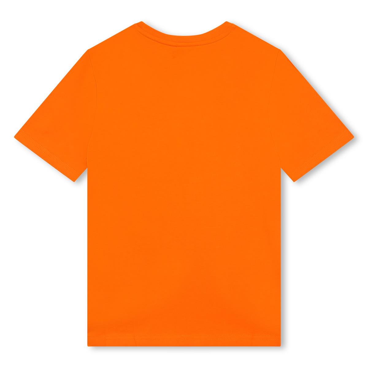 Boys Orange Logo T-Shirt