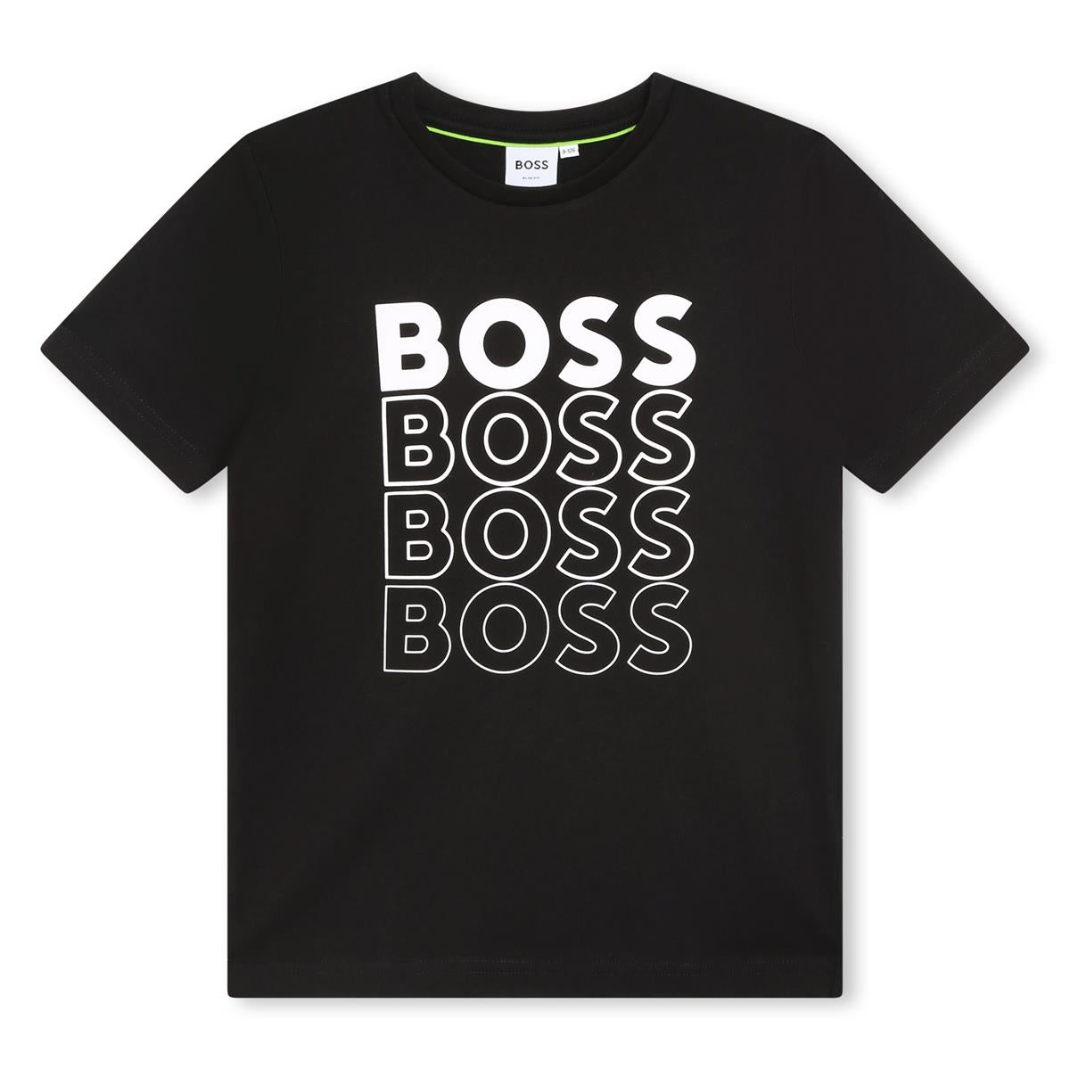 Boys Black Logo T-Shirt