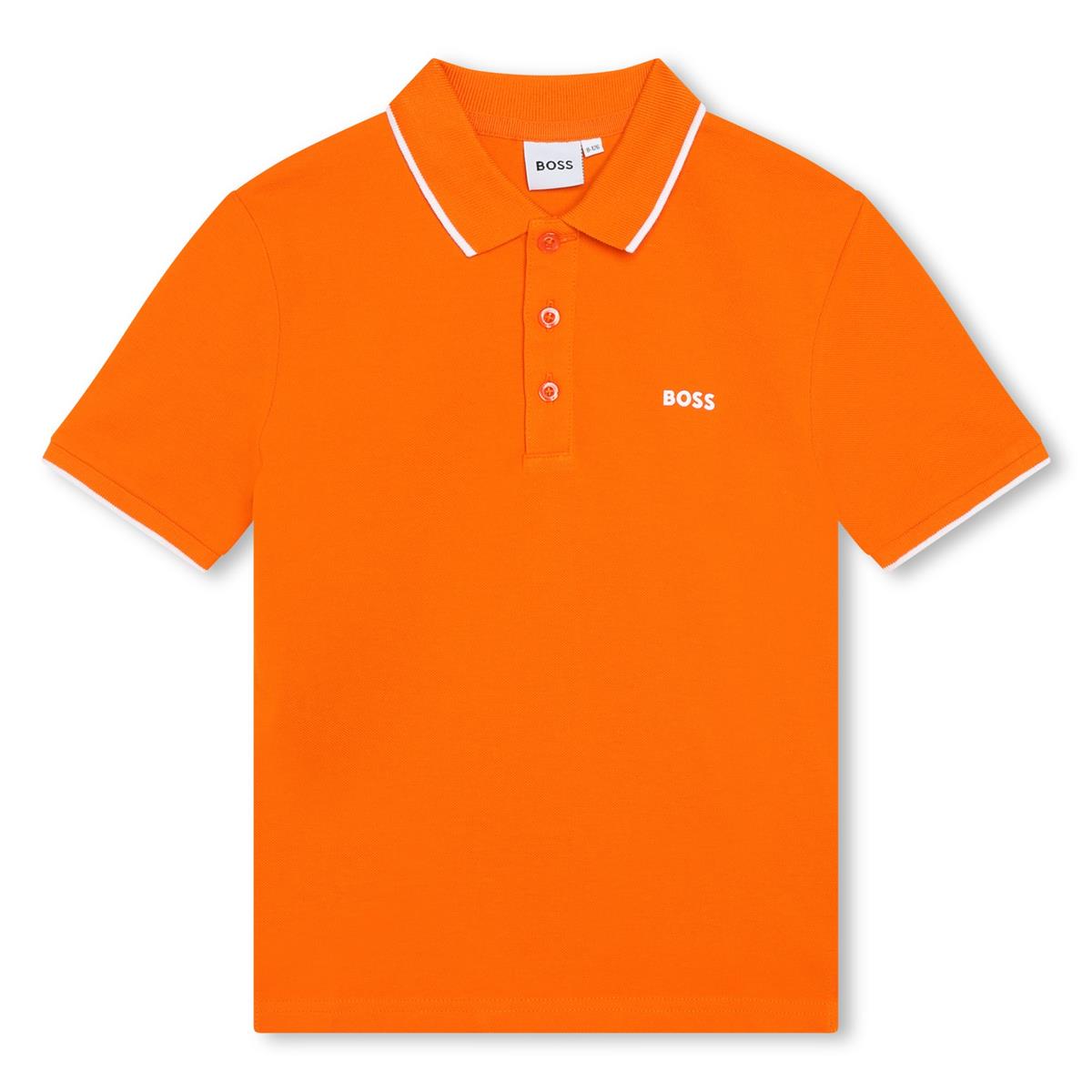 Boys Orange Polo Shirt