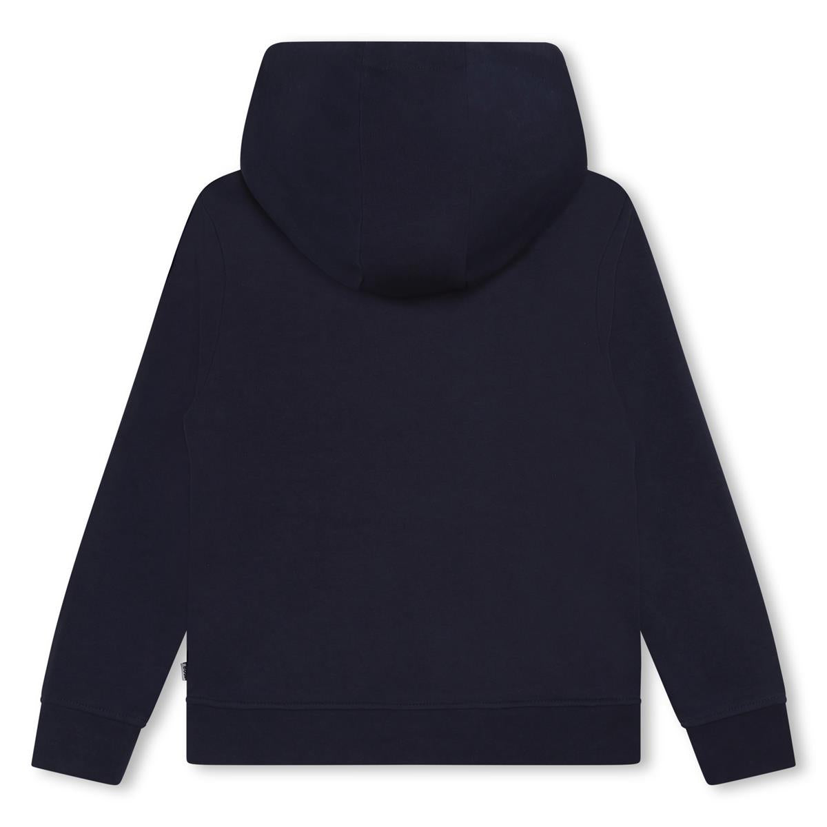 Boys & Girls Blue Hooded Sweatshirt