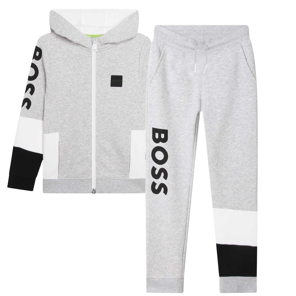 Boys Grey Cotton Set