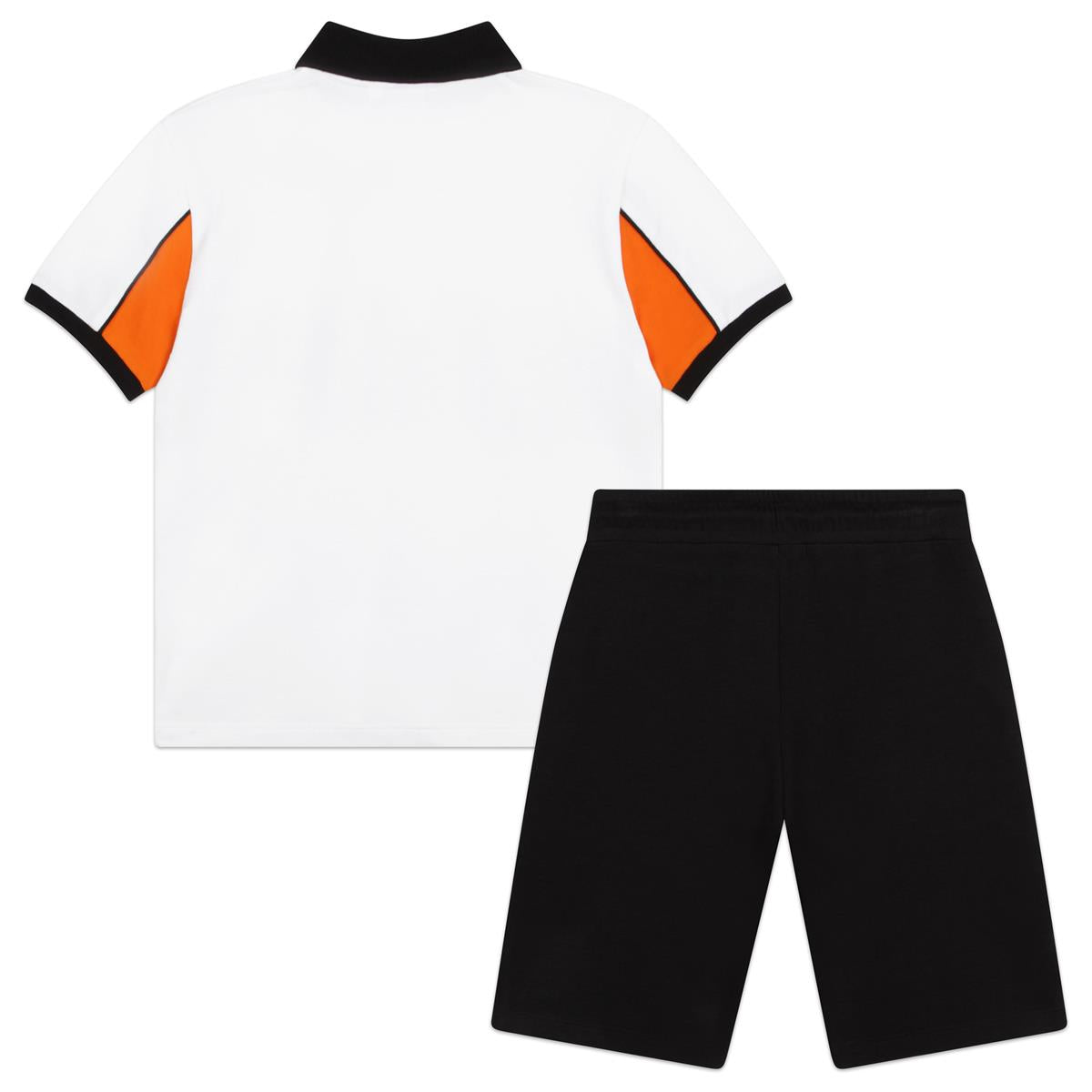 Boys White Cotton Set