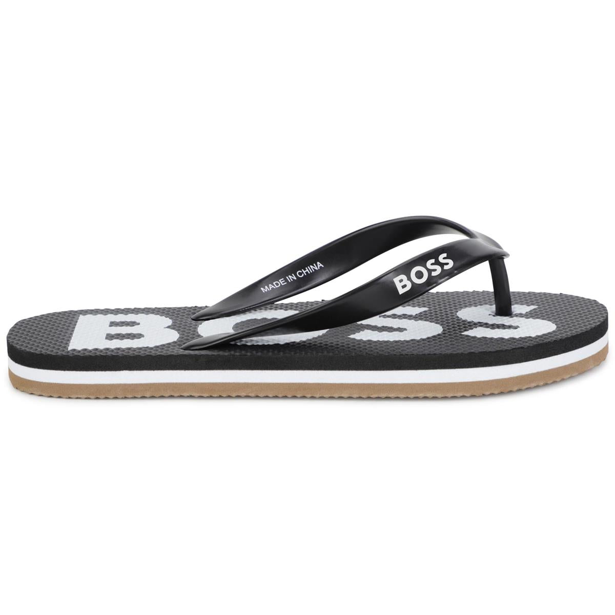Boys Black Sandals