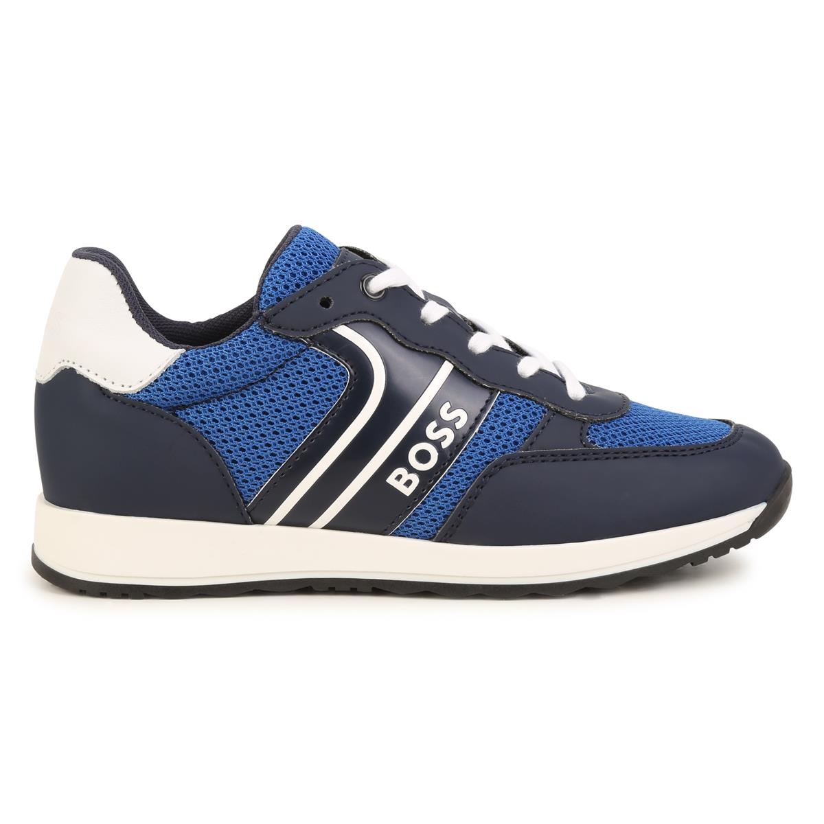 Boys Blue Logo Shoes