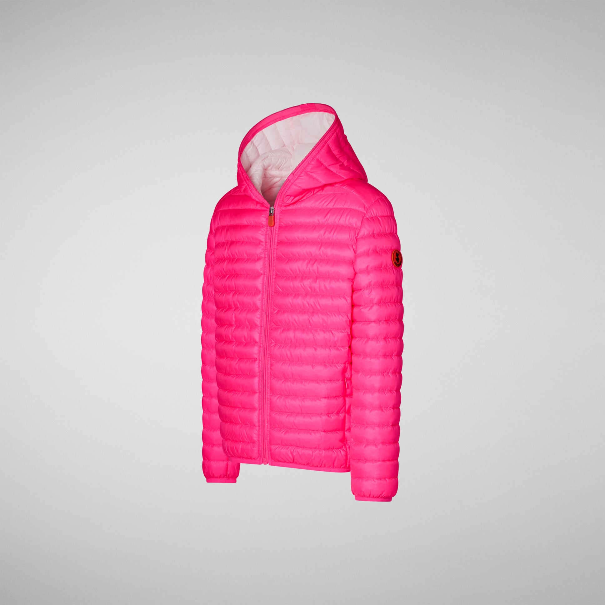 Boys & Girls Fluo Pink Padded Jacket