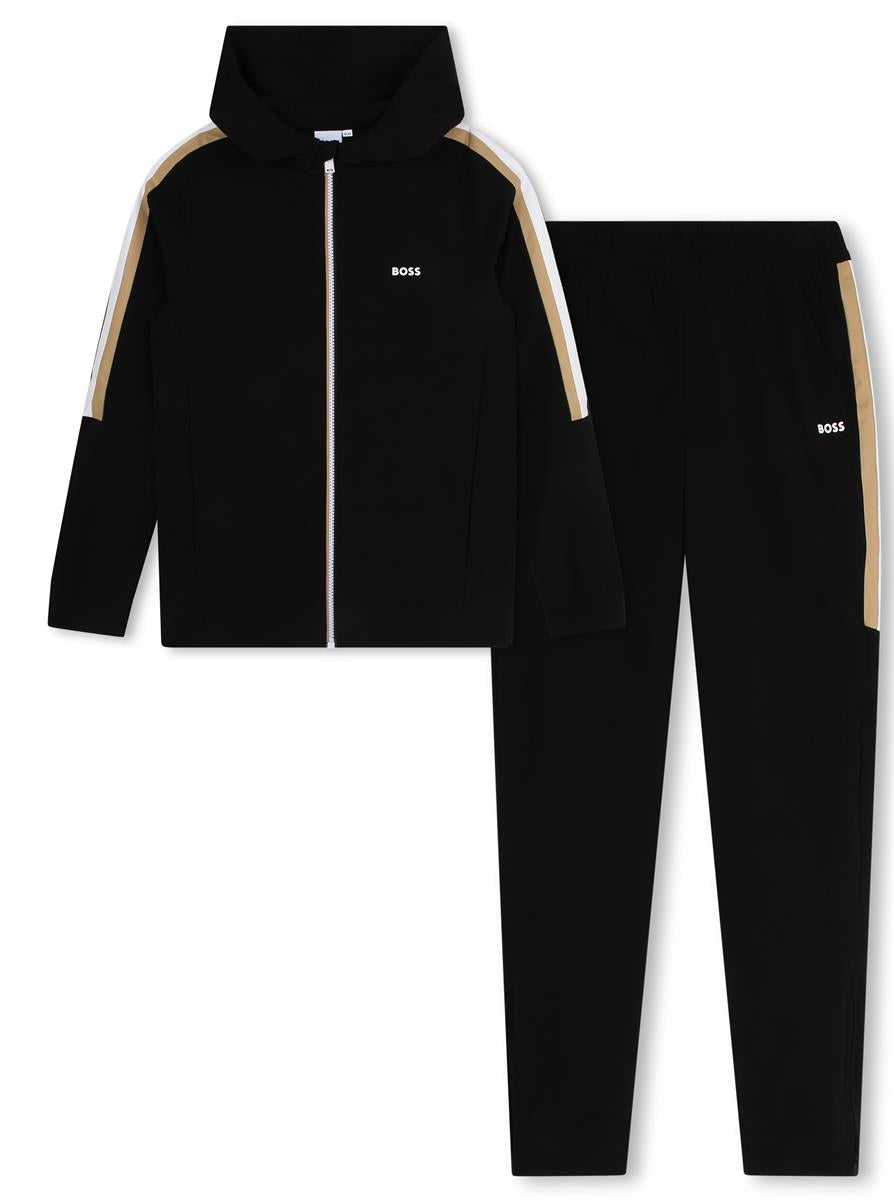 Boys Black Cotton Set