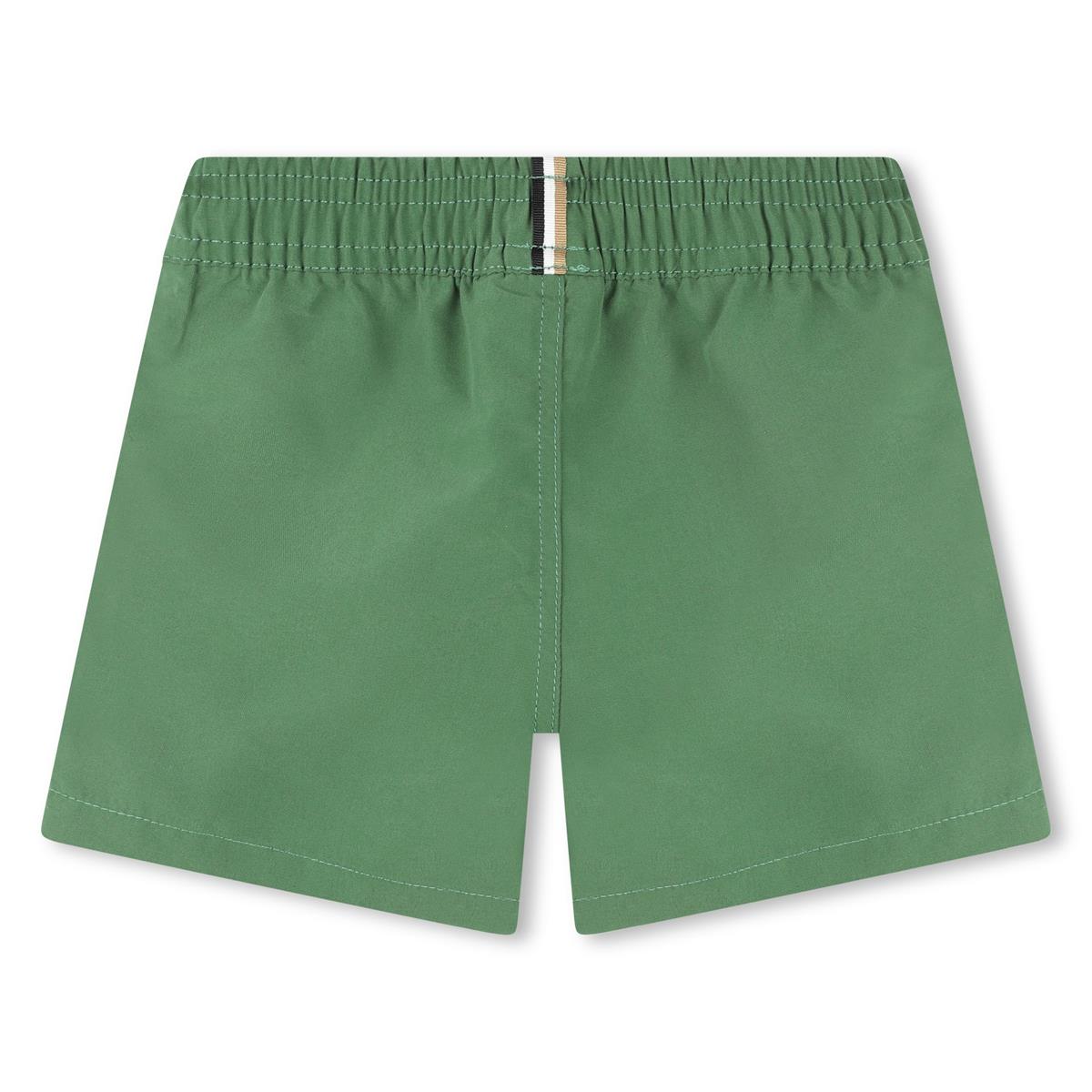 Baby Boys Green Swim Shorts