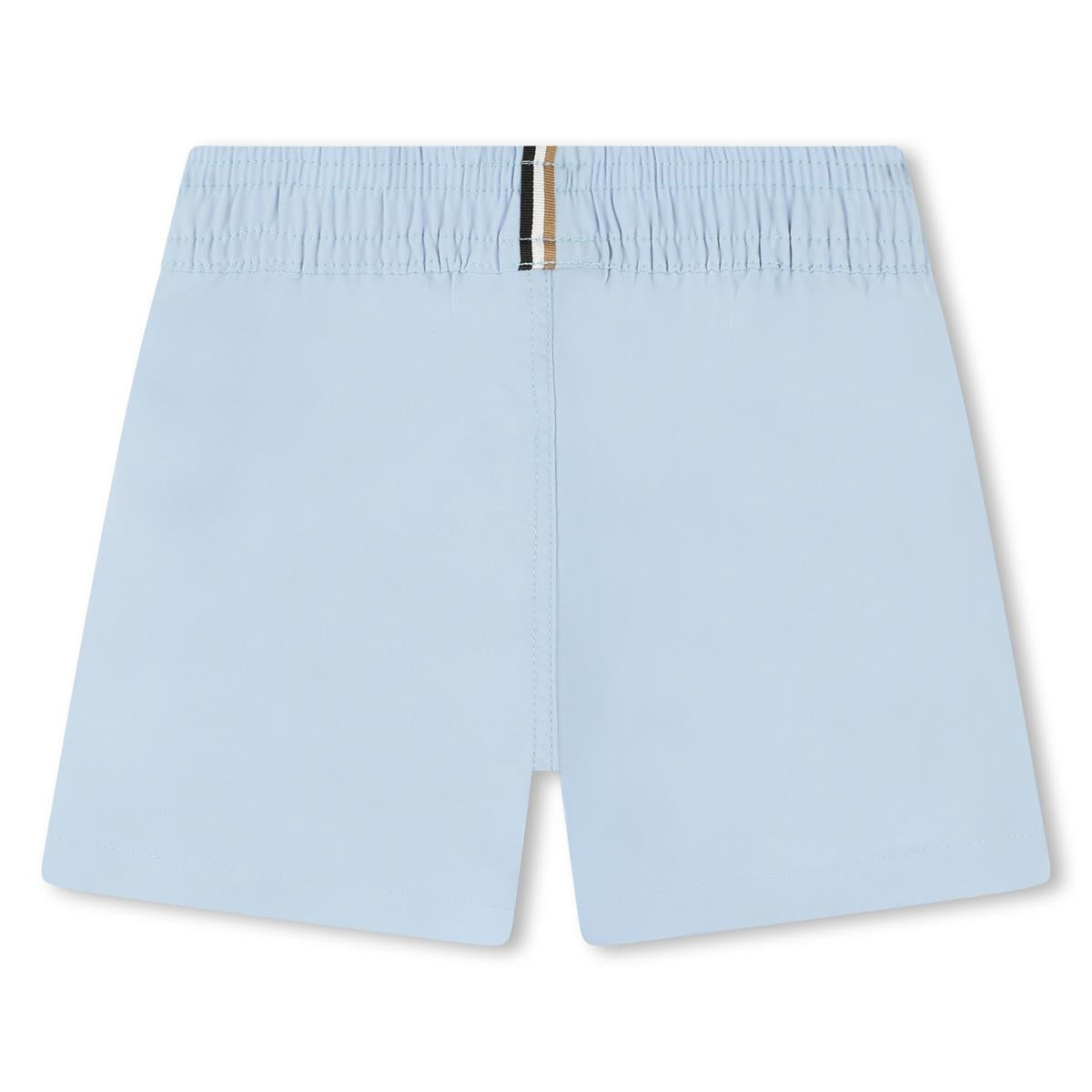 Baby Boys Light Blue Swim Shorts