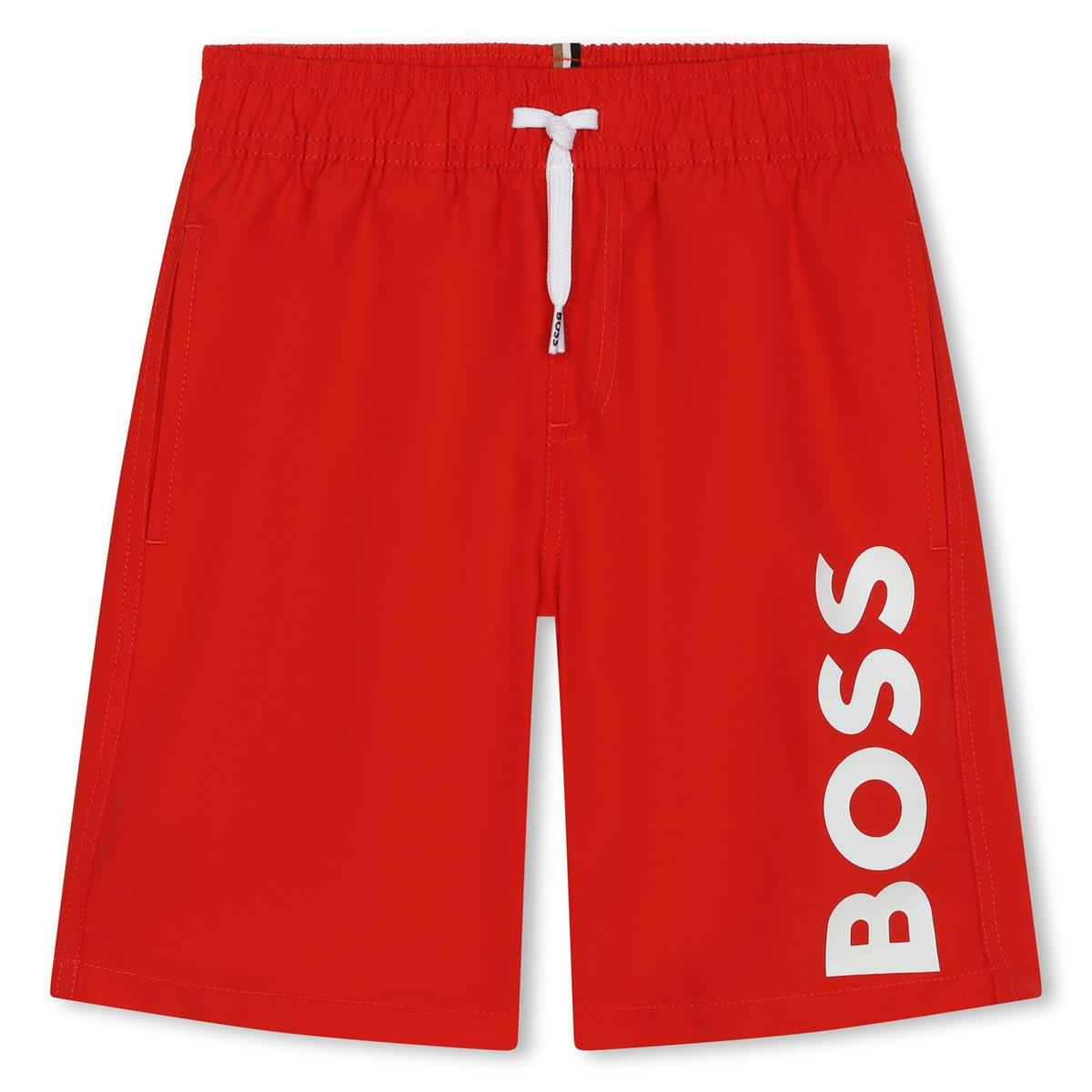 Baby Boys Red Swim Shorts