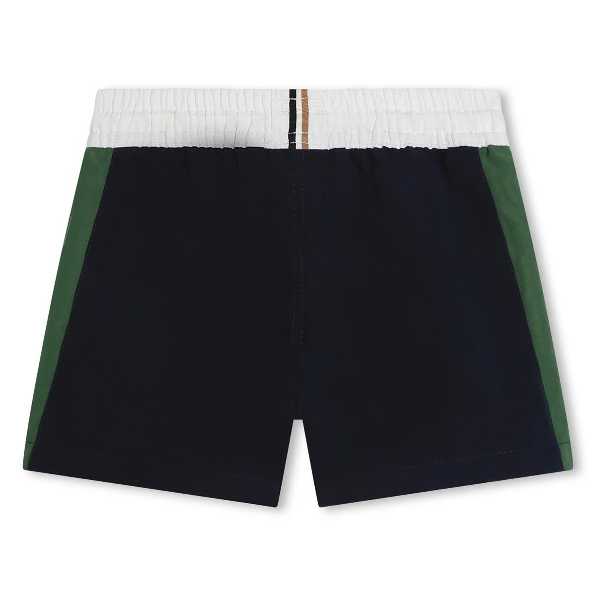 Baby Boys Green Swim Shorts