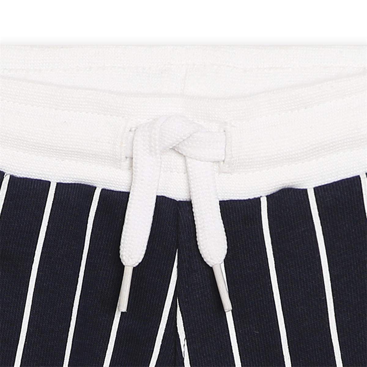 Baby Boys Navy Stripes Shorts