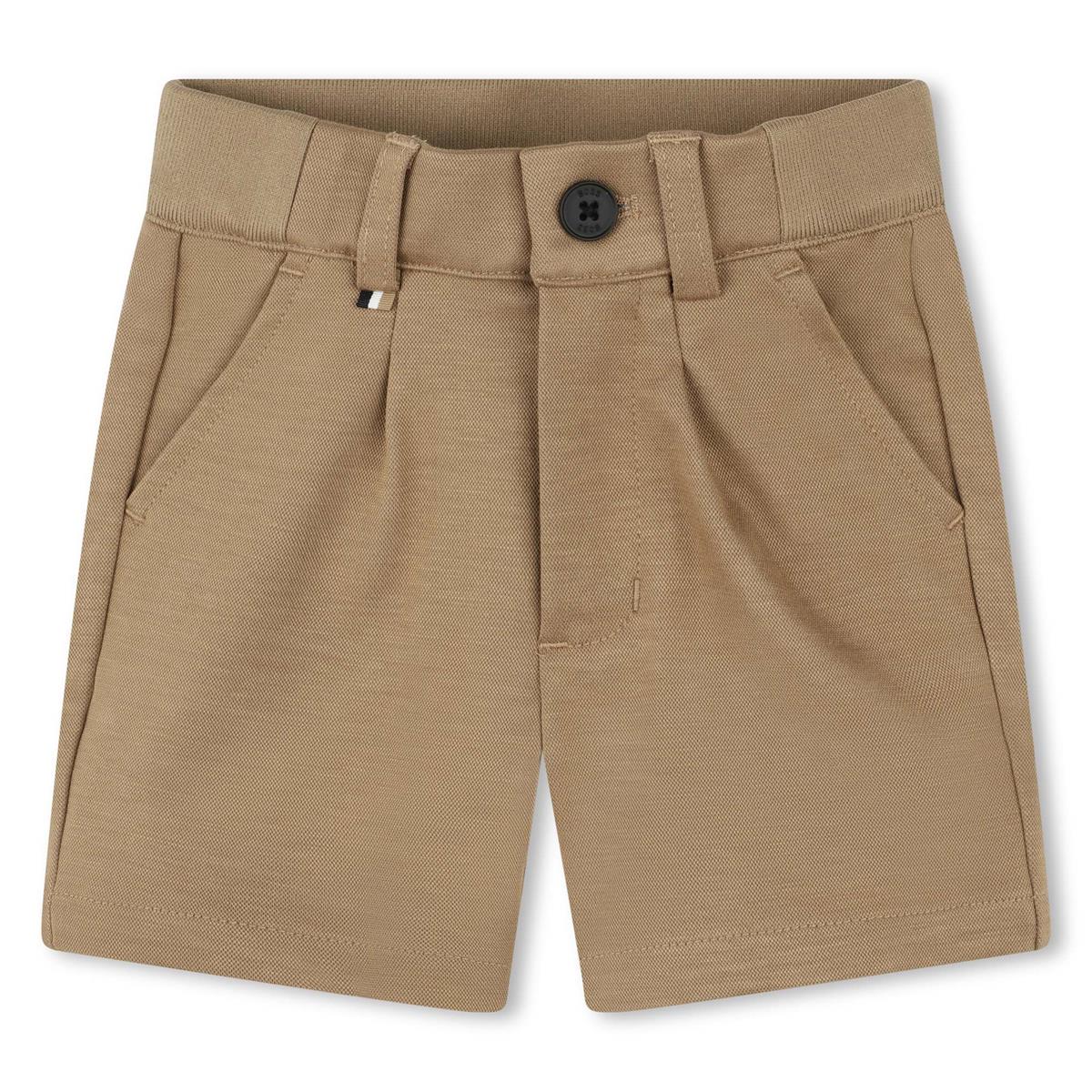 Baby Boys Camel Shorts