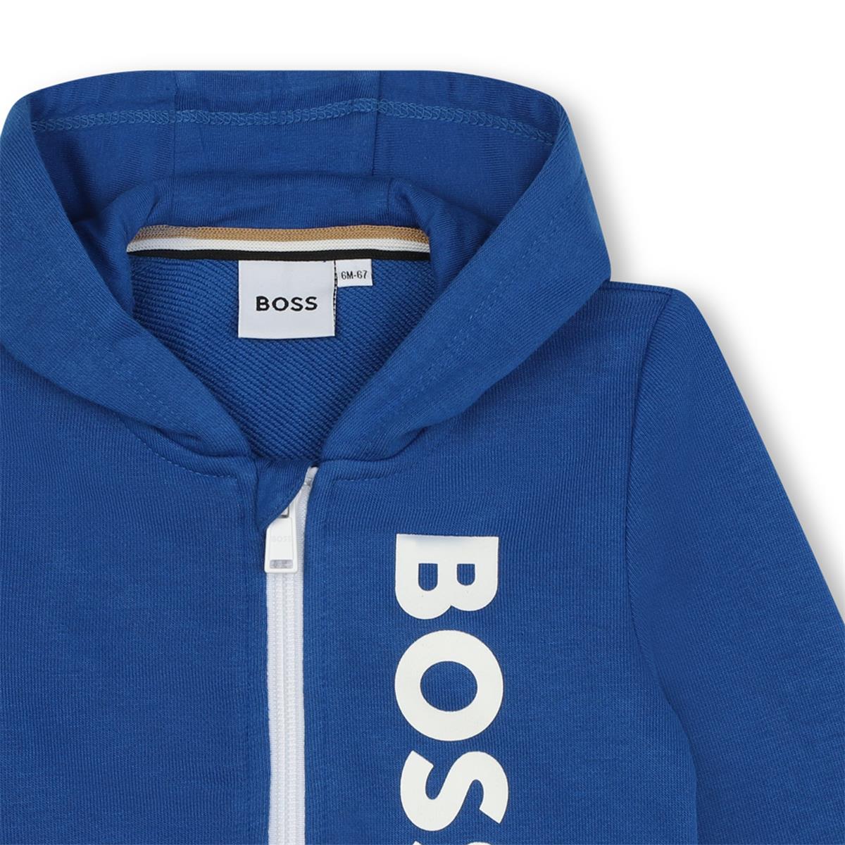 Baby Boys Blue Zip-Up Top