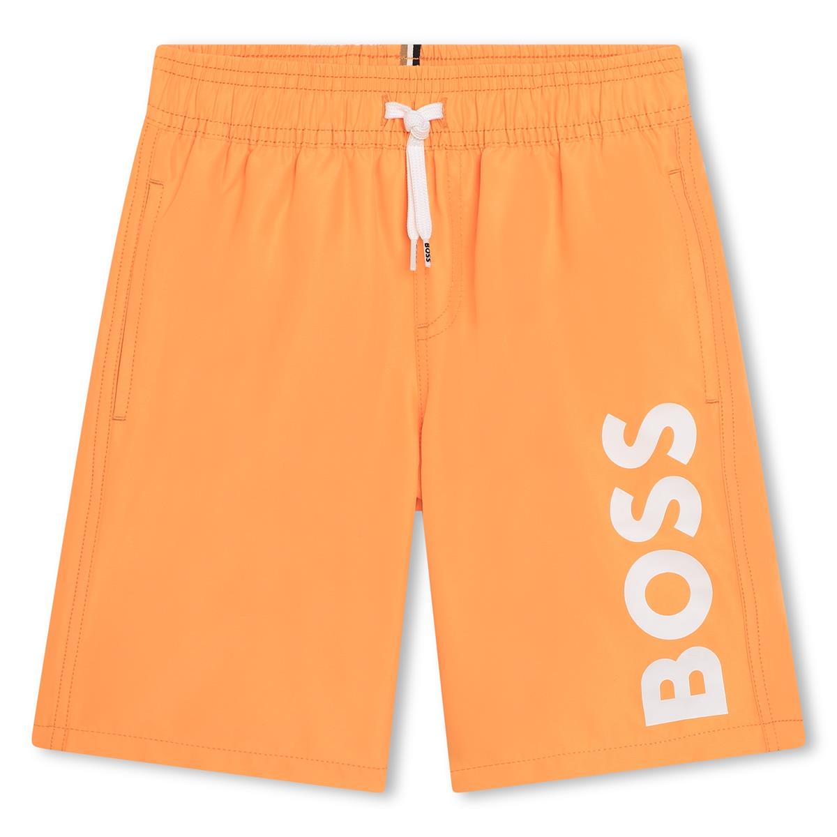 Boys Orange Swim Shorts