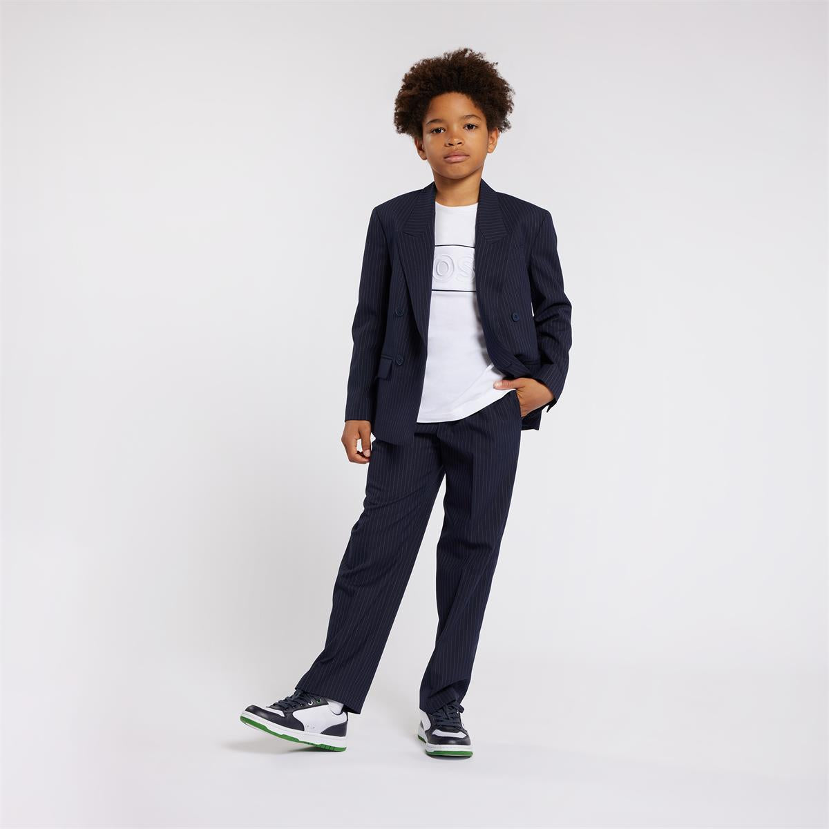 Boys Navy Trousers