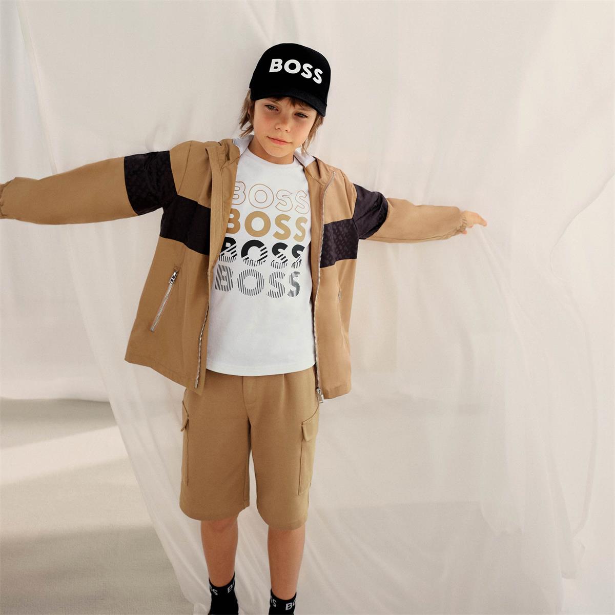 Boys Camel Shorts