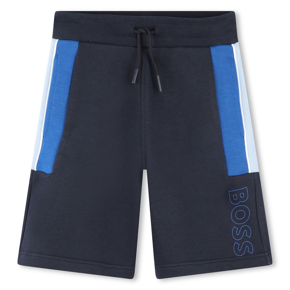 Boys Blue Cotton Shorts