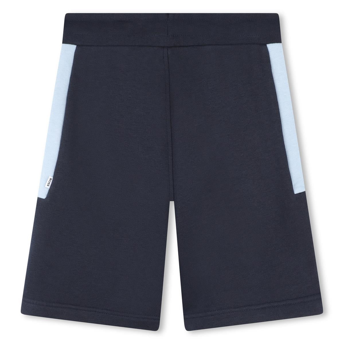 Boys Blue Cotton Shorts