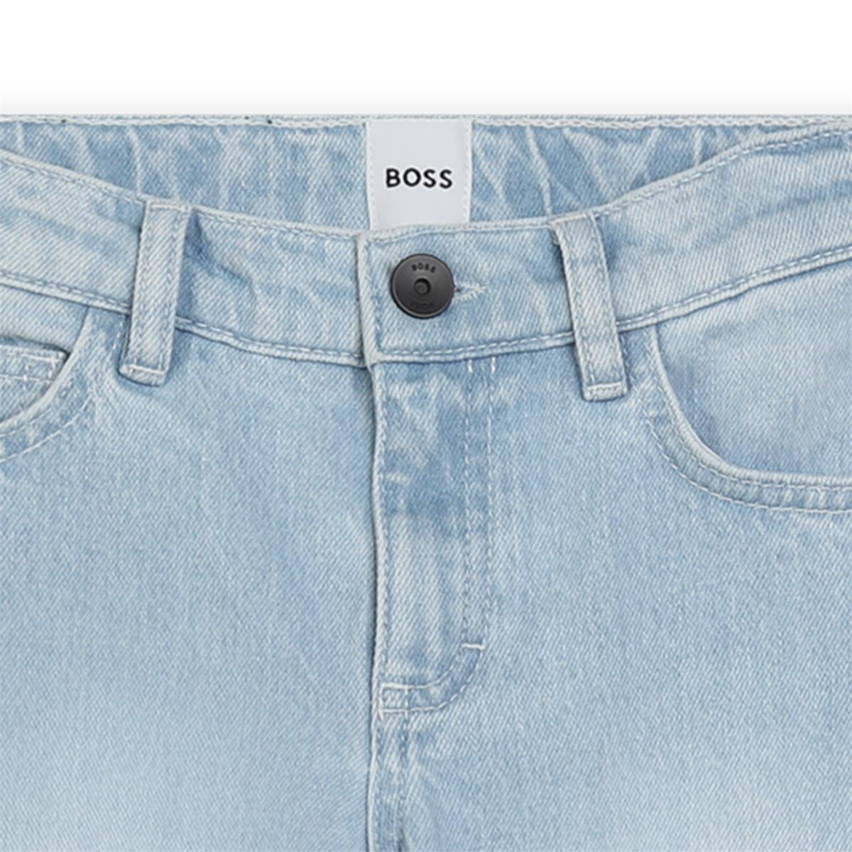 Boys Light Blue Denim Trousers