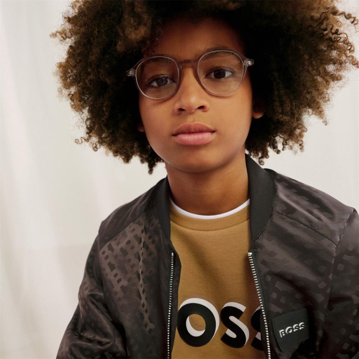 Boys Camel Cotton Sweatshirt