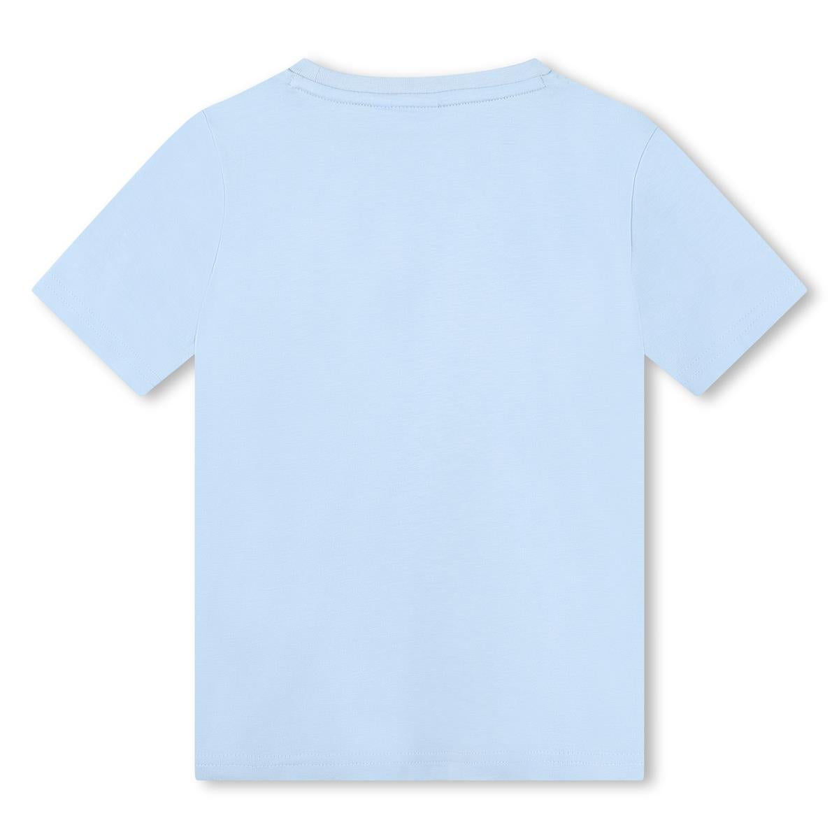 Boys Light Blue Cotton T-Shirt