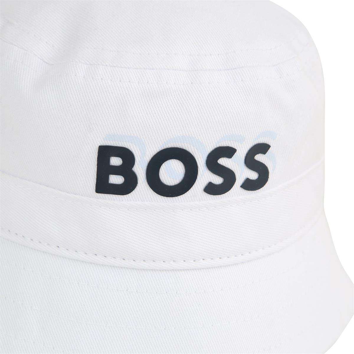 Baby Boys White Bucket Hat