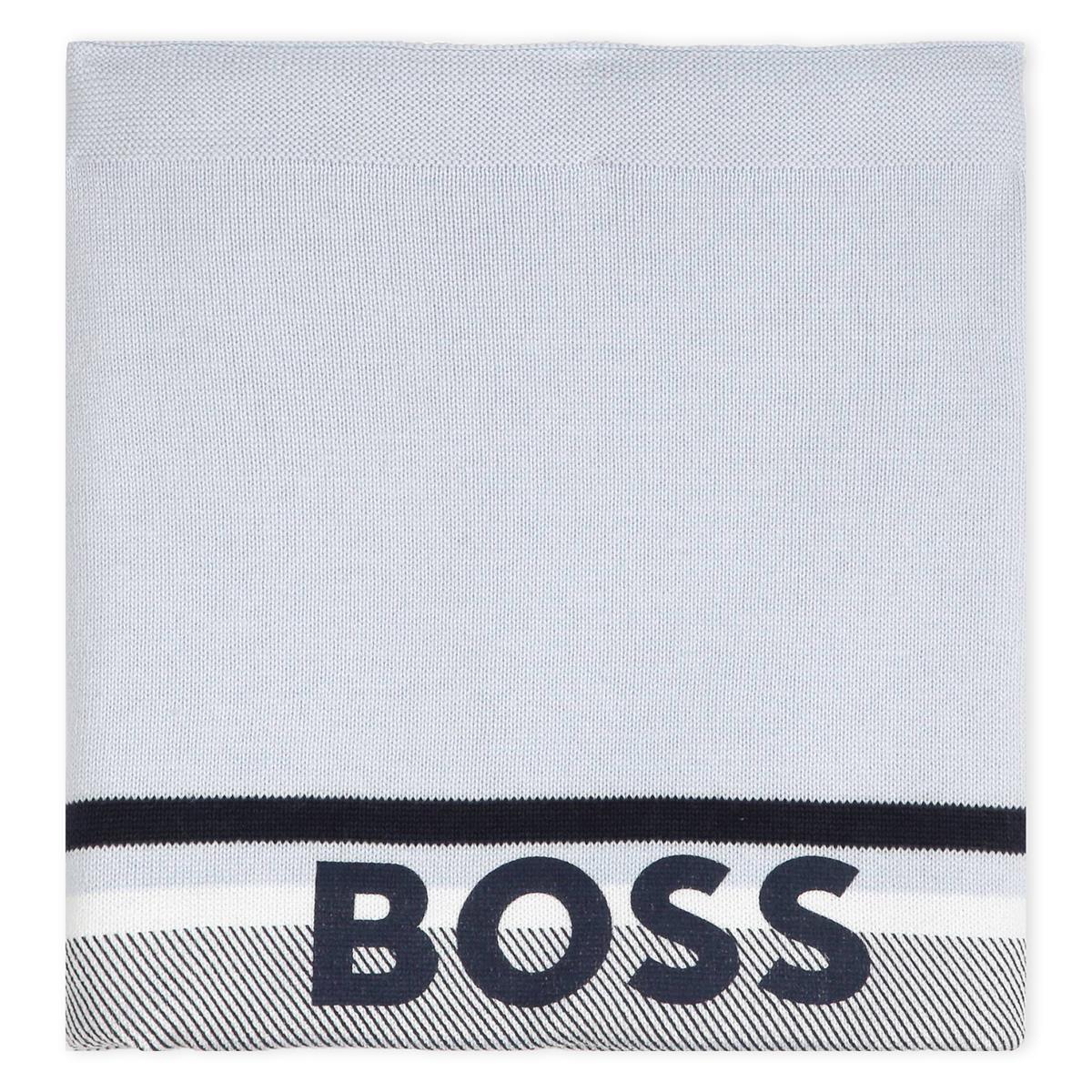 Baby Boys & Girls Light Blue Cotton Blanket(75x75cm)