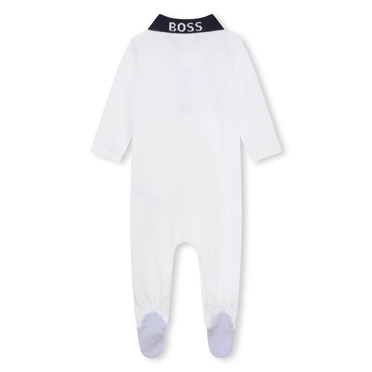 Baby Boys White Babysuit