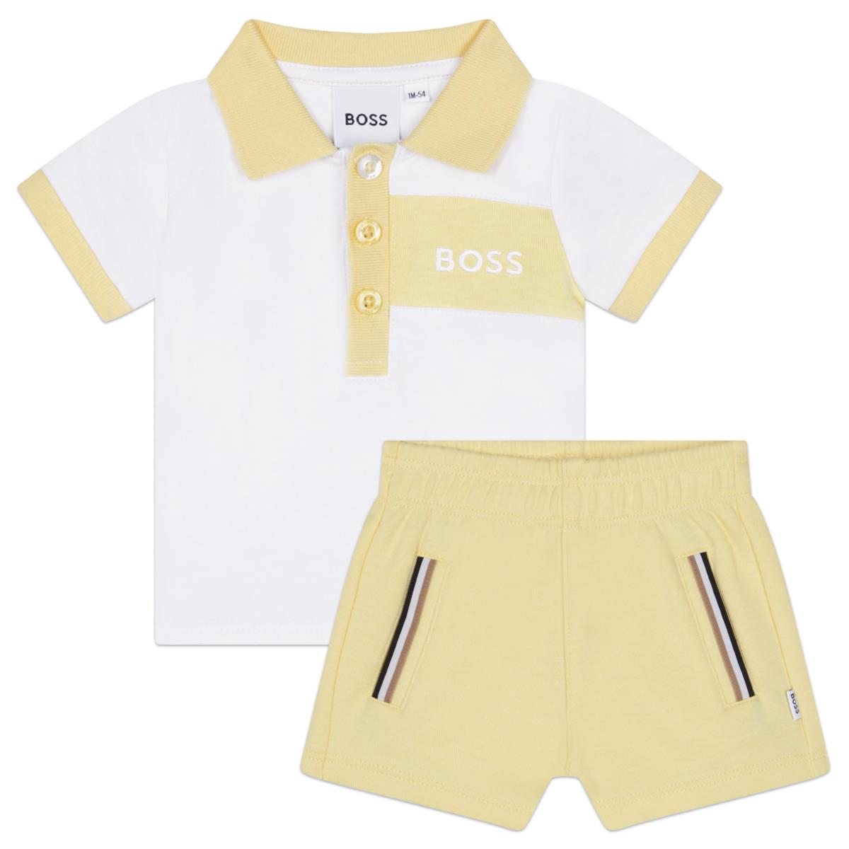 Baby Boys Yellow Cotton Set