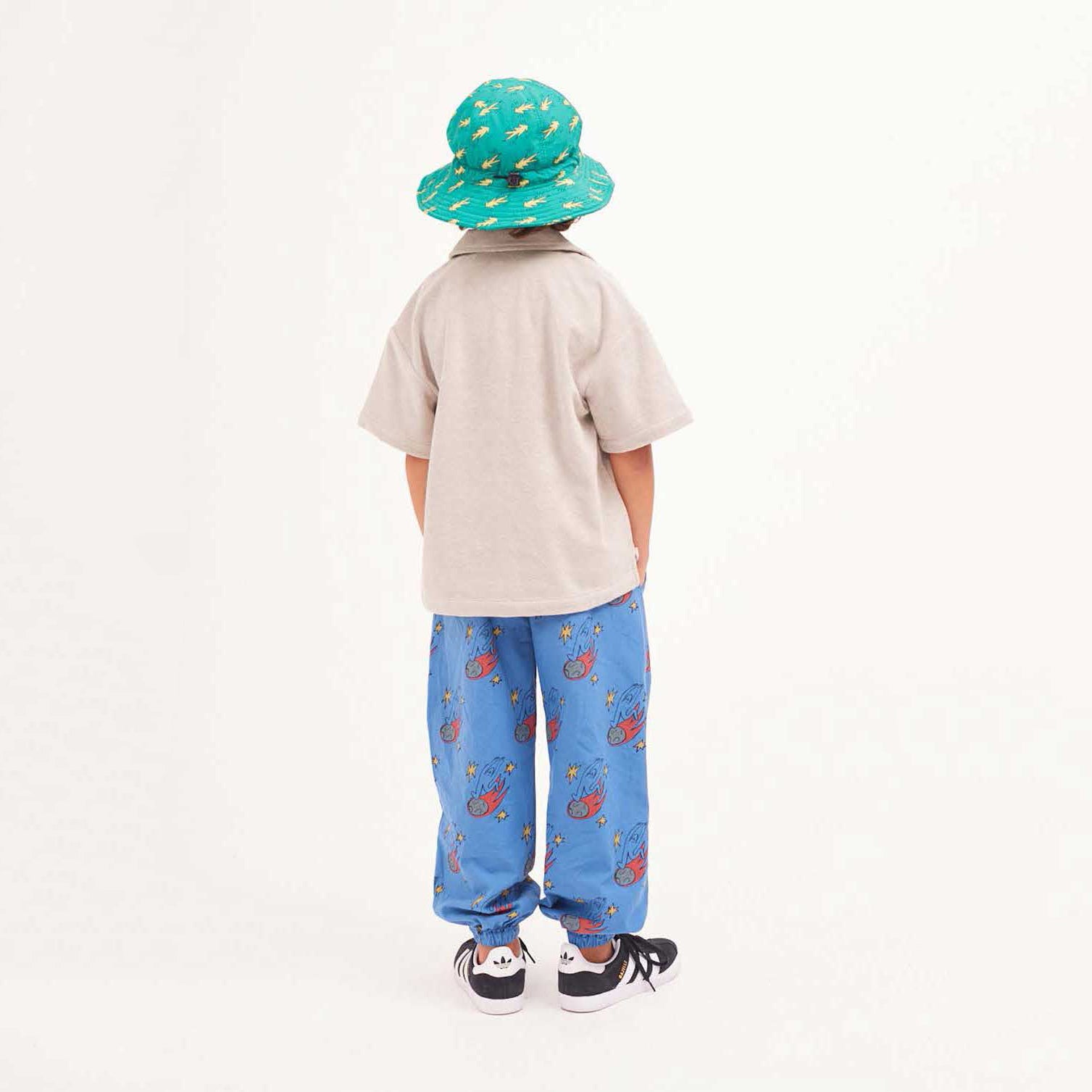 Boys & Girls Grey Cotton Shirt