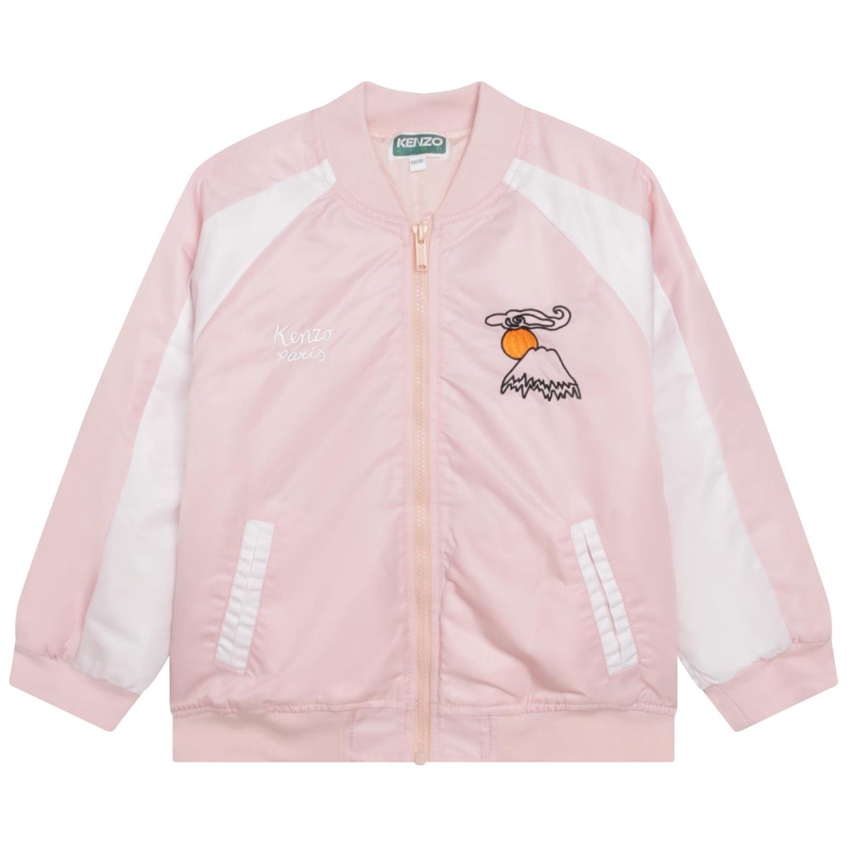 Girls Pink Zip-Up Jacket