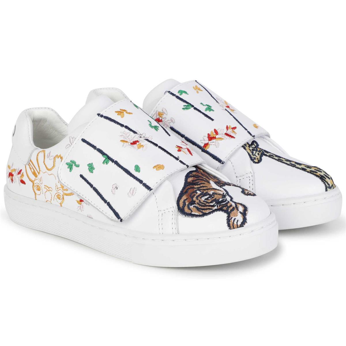 Boys & Girls White Shoes