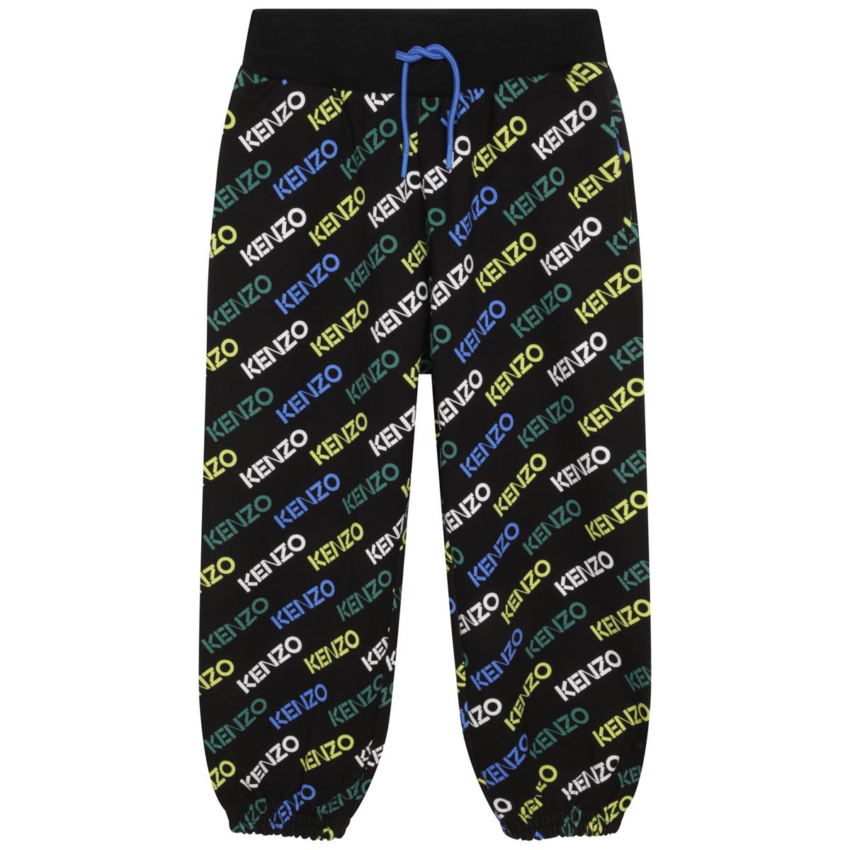 Boys Black Logo Trousers