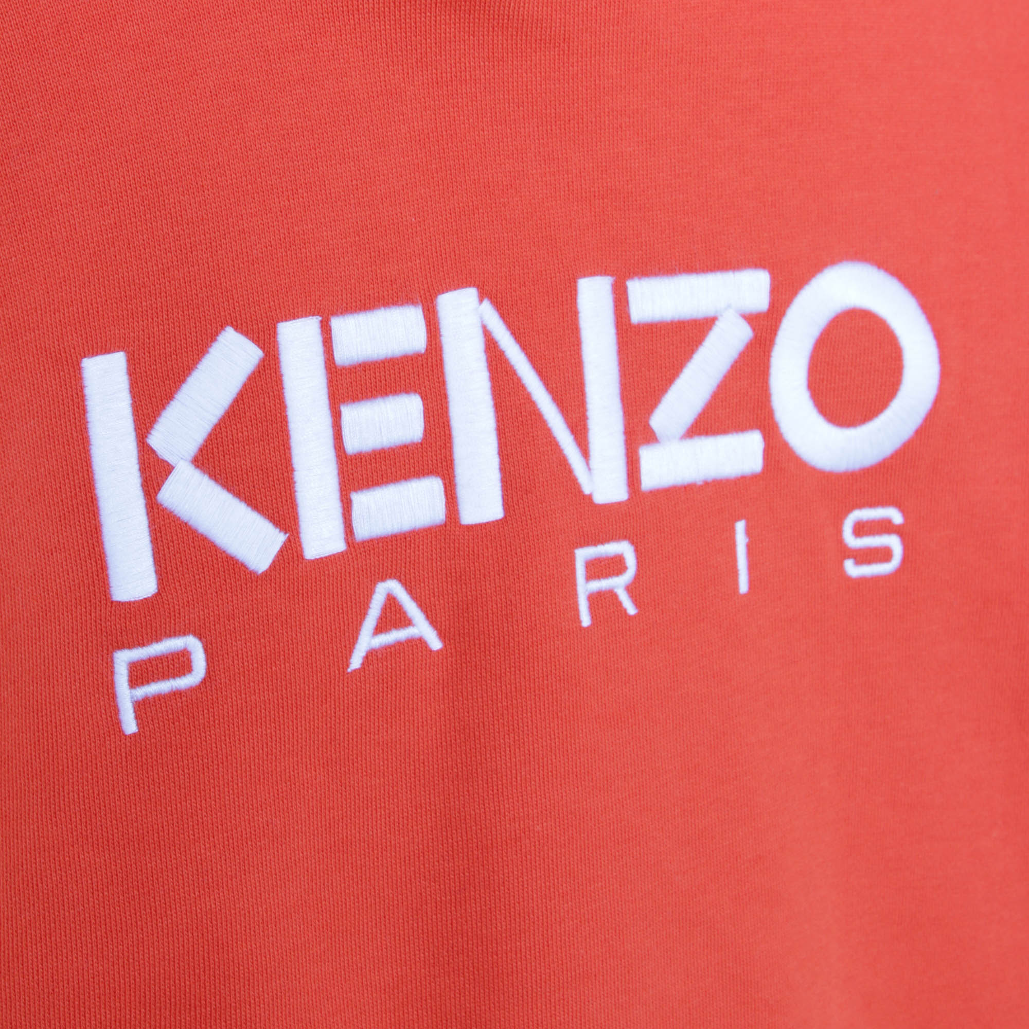 Boys Red Logo Cotton Sweatshirt