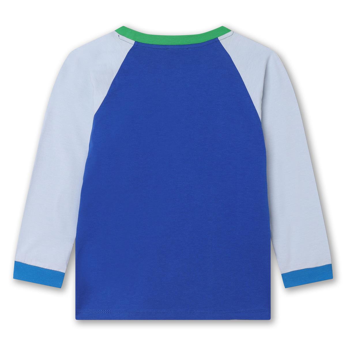 Boys Blue Logo Cotton T-Shirt