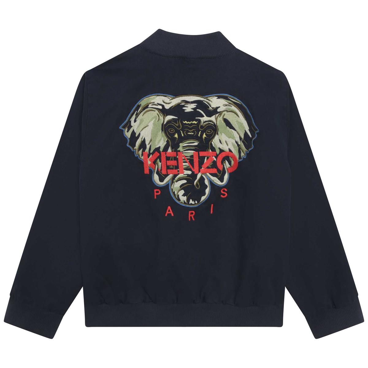 Boys Navy Zip-Up Jacket